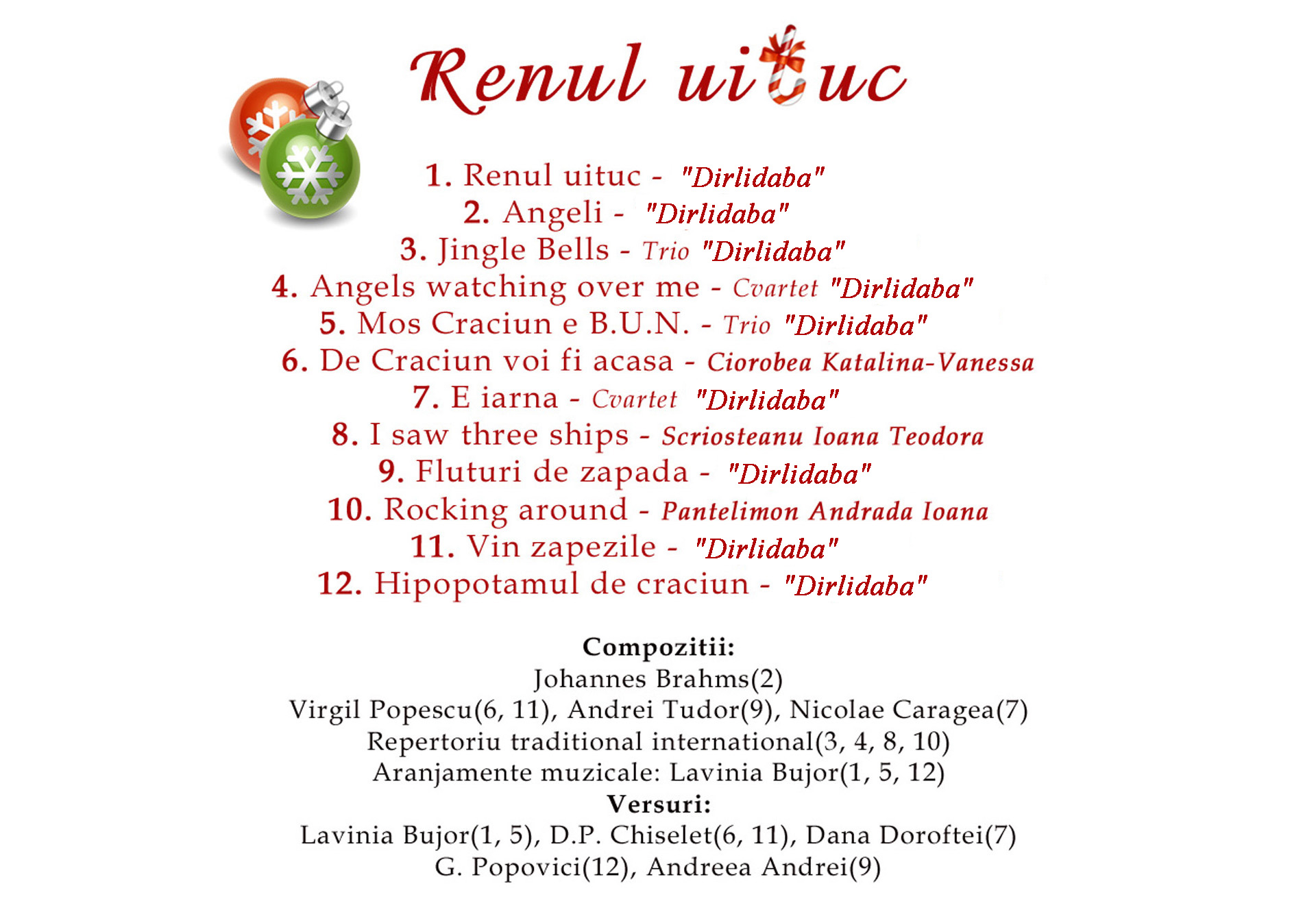 Album Renul Uituc